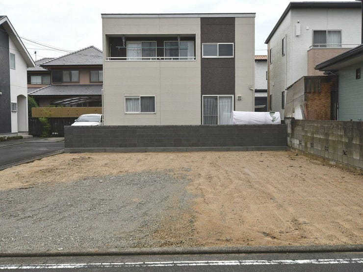 建設地を南側より撮影 2026.06.25 雨天時