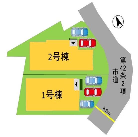 2026年10月完成予定 ※2号棟