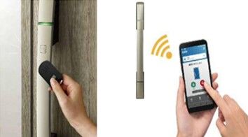 ■タグキーとスマートコントロールキー■
タグキーをハンドルに近づけるだけの開け閉めや、
スマートフォンアプリによるリモコン操作機能。