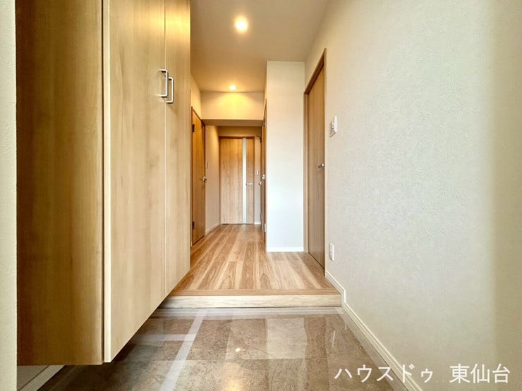 生活空間の隠れるおもてなしの玄関です♪