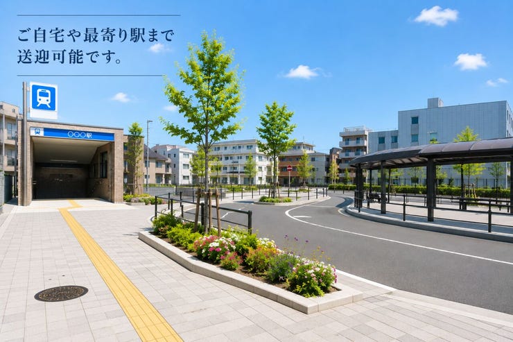 ご自宅や最寄り駅までの送迎も可能です。
現地待ち合わせにも対応しておりますので、小さなお子さま連れのご家族やお車のない方も安心してご見学いただけます。お仕事帰りのご案内もお気軽にご相談ください☆