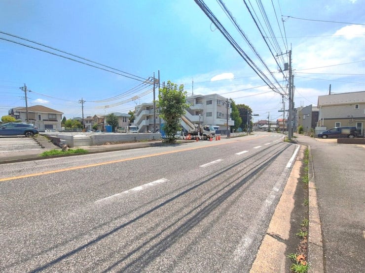 ◎前面道路:A号棟(7/31撮影)