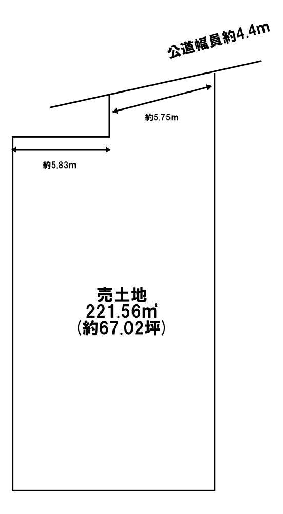 【区画図】
221.56㎡/約67.02坪