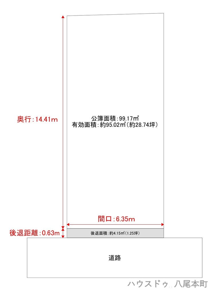 【区画図】
有効面積:約95.02㎡(約28.74坪)