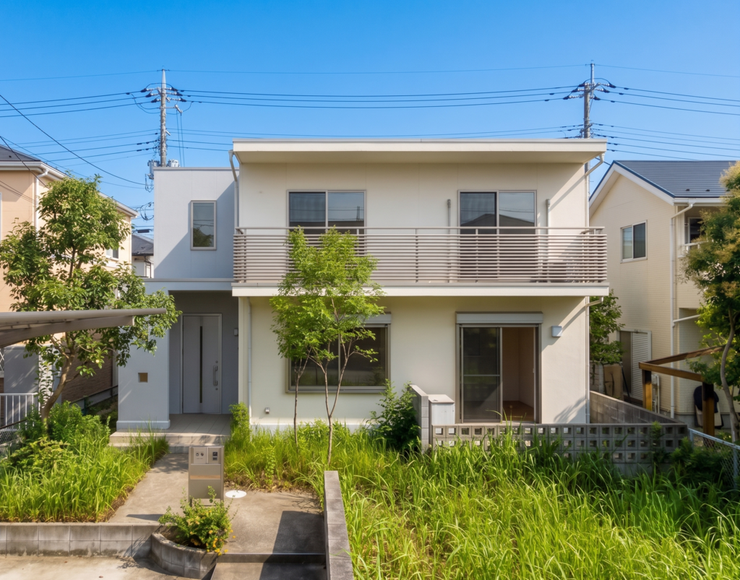 【Exterior】落ち着きのあるシンプルな外観で、長く愛せる住まいに仕上がっています。
