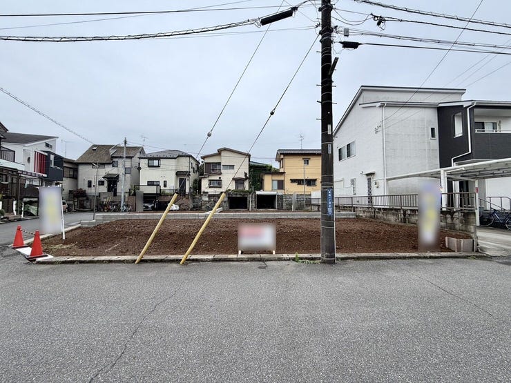 【外観】
柏駅利用建築条件なし売地♪現況更地♪北×東×南の3方向角地♪お好きなハウスメーカー等で建築できます♪