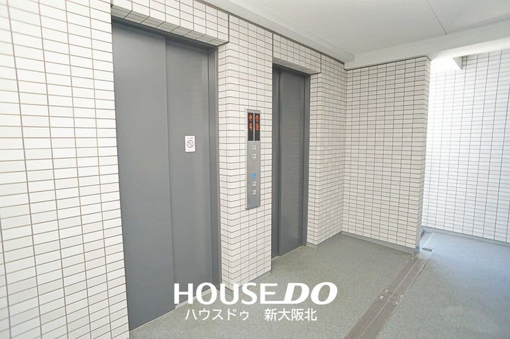 ■エレベーターは各フロアに2基設置されており、通勤・通学時間帯にも待ち時間を軽減しやすく、スムーズに移動できます!