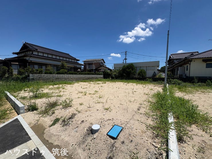 【1号地:外観】中原駅まで徒歩約6分!分譲地内最大級の87.15坪の広々とした敷地です。建築条件もないためお好きなハウスメーカーで自由なマイホーム計画が可能です。
