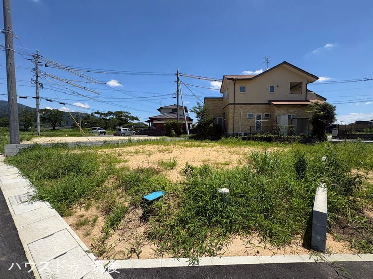 【9号地:外観】60坪超の平坦な敷地で、無駄なくスペースを活用しやすい形状です。お好きなハウスメーカーで自由なマイホーム計画が可能。陽当りや実際の広さをぜひ現地でお確かめください。