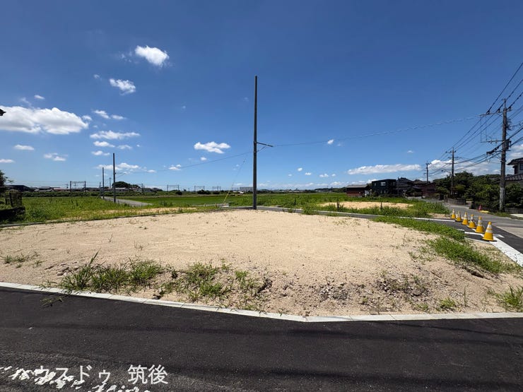 【10号地:外観】中原駅徒歩約6分!新設道路に面した開放的な63.33坪の区画です。お好きなハウスメーカーで自由なマイホーム計画が可能です。