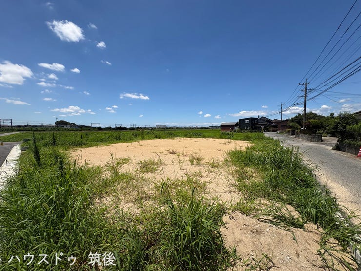 【11号地:外観】中原駅徒歩約6分!建築条件なし・80.87坪の広々とした平坦地です。人気の平屋プランをはじめ、並列での複数台駐車や広いお庭など、ゆとりある理想のマイホーム計画が可能です。