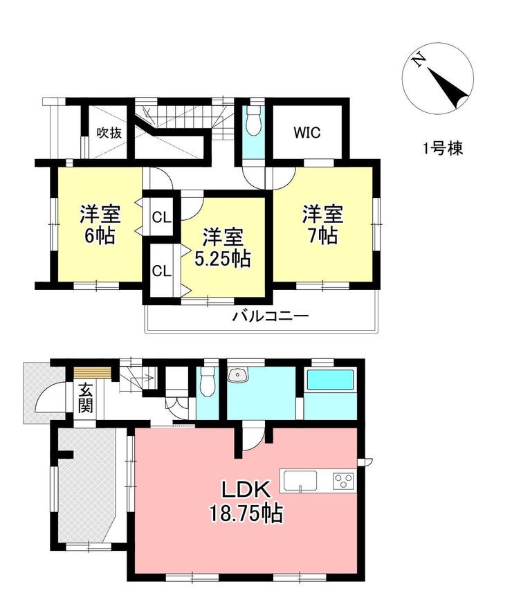 【間取り】
◆見学予約受付中◆
現地をご覧いただき、周辺環境なども一緒に
ご確認いただけます!