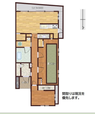 【間取り】
2LDKの間取りです