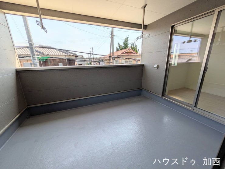インナーバルコニーです♪急な雨でも洗濯物が濡れません♪