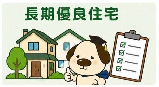 □長期優良住宅
長期優良住宅とは、長期にわたって良好な状態で使用することを目的とした住宅で、国が定めた基準を満たすもの