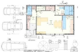 1階平面図：LDKや水まわりを中心とした1階の間取りプランです。
【建物価格】3400万円　※付帯工事・外構工事別
【間取図】3LDK
【建物面積】100.33㎡