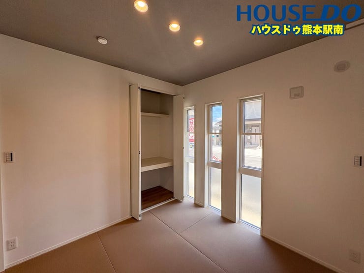 ■和室4.5帖
・家族のくつろぎ空間として活躍する、使い勝手の良い4.5帖和室