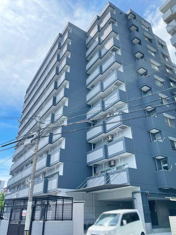【外観】
【最上階】第22プリンスマンション♪穴生小・中学校♪都市ガス♪オートロック♪日当たり良好♪