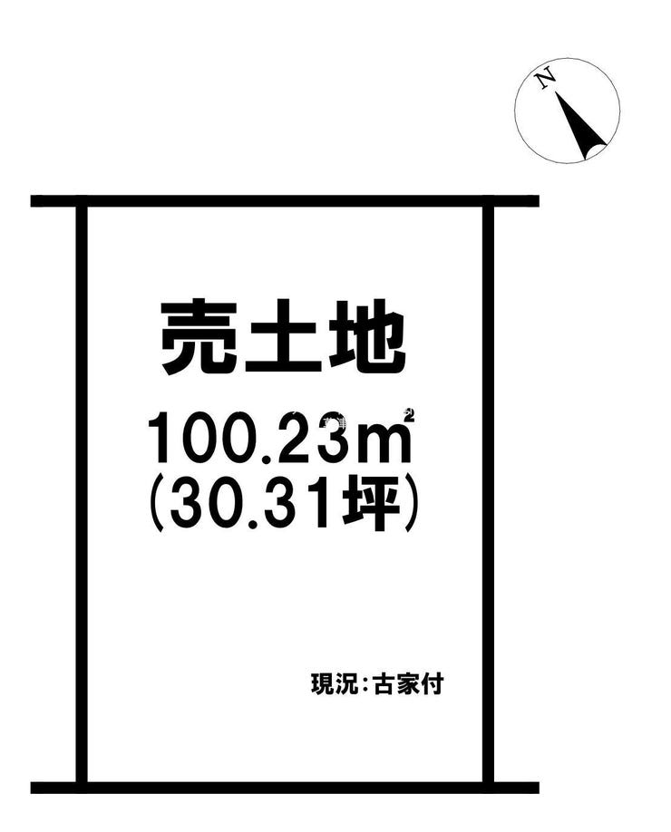 【区画図】
【JR草津駅まで徒歩14分!】建築条件なし 採光・通風良好の二面道路 草津小学校まで徒歩9分