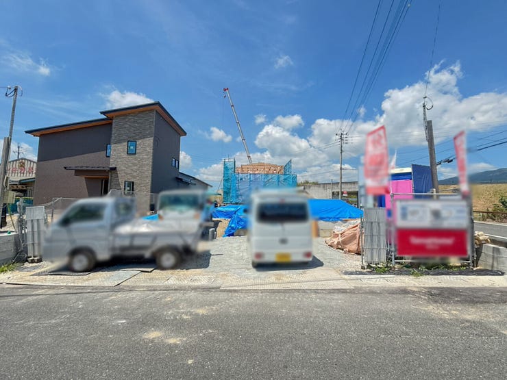 LDKは20帖以上♪開放感のある勾配天井♪平屋♪行橋IC北新築戸建て◎駐車場◎FCL◎テラス◎ロフト