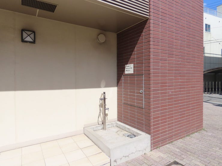 ペット足洗い場