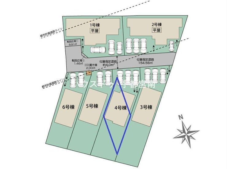 こちらは4号棟になります。