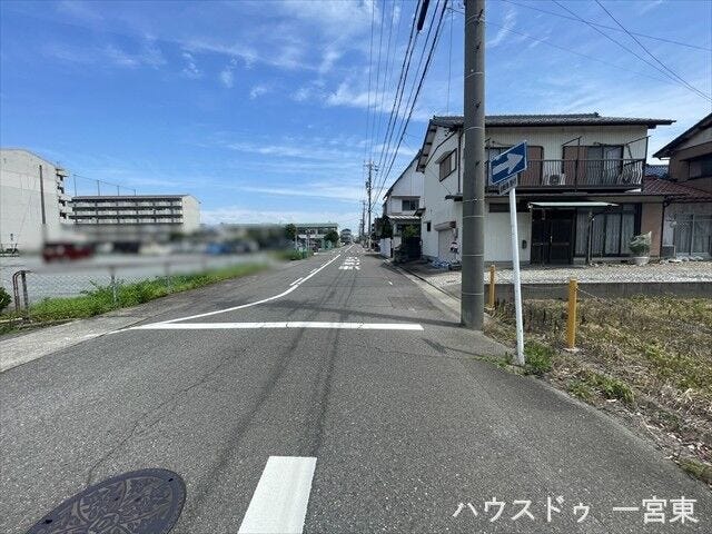 ≪西側北向き 幅約8.0m≫
広々としていて、街並みが開放的で圧迫感がありません。