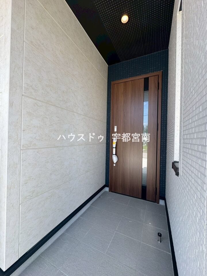 プライバシーが守られた玄関