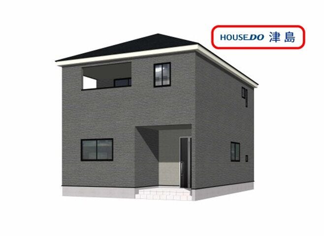 【外観】
市江小学校・佐織中学校エリア。
※完成予想図。こちらのパースは図面を基に描き起こされており、実際とは多少異なる場合がございます。