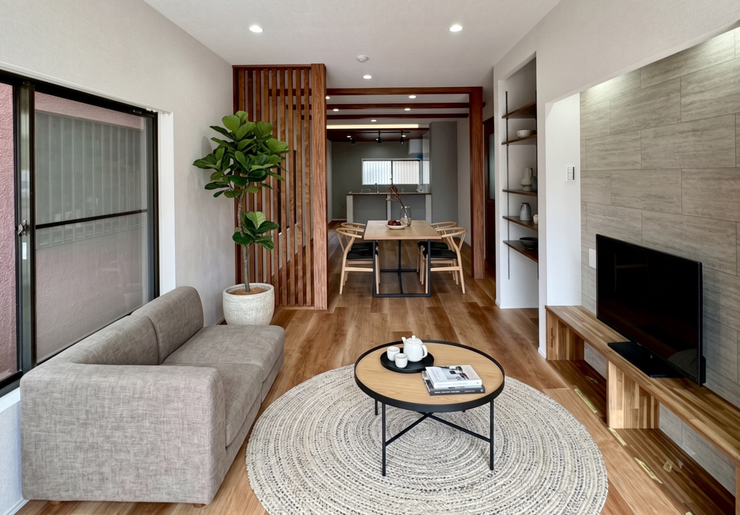 【Living】こちらの画像はAIによる家具イメージです。お部屋の雰囲気を感じてみてください♪