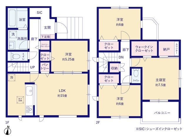 【間取り】
【6号棟】