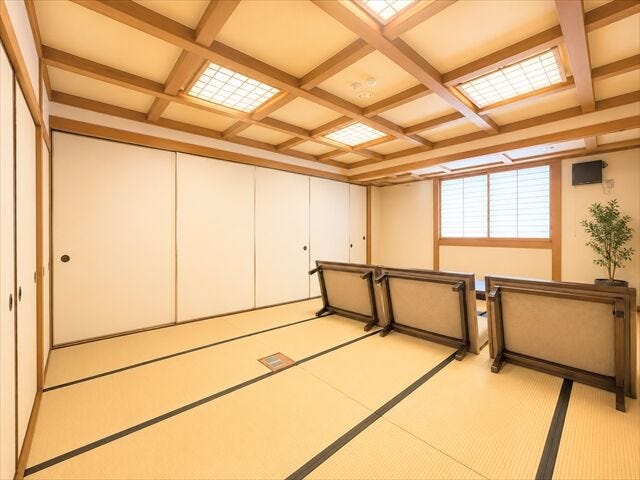【大広間】
※画像はイメージです。実際の写真に家具や調度品をCG合成したものです。家具等は販売に含まれておりません。