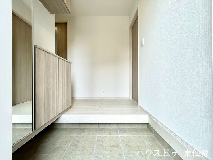 生活空間の隠れるおもてなしの玄関です♪