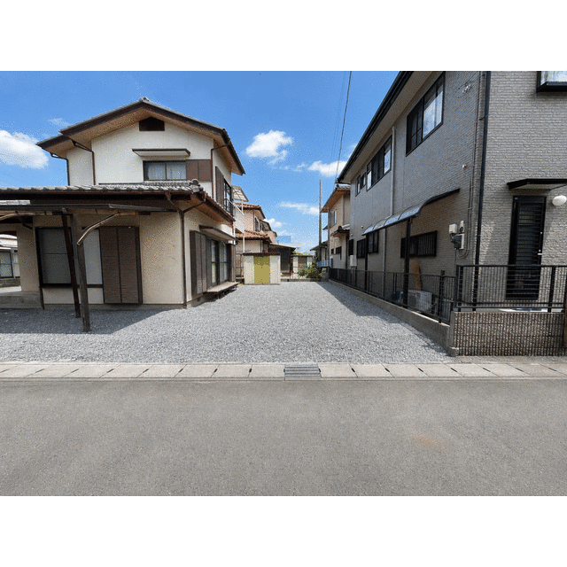 ※庭を駐車場に拡張工事した場合のイメージです。