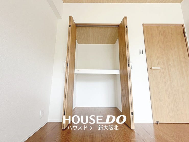 ■造り付けのクローゼットは地震の揺れで倒れる心配がなく、防災面でも安心です!