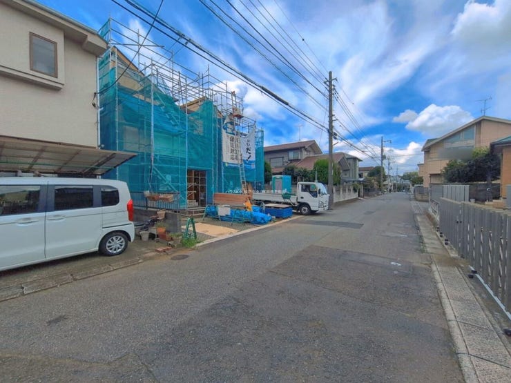 ◎前面道路(8/18撮影)