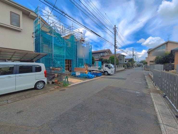 ◎前面道路(8/18撮影)