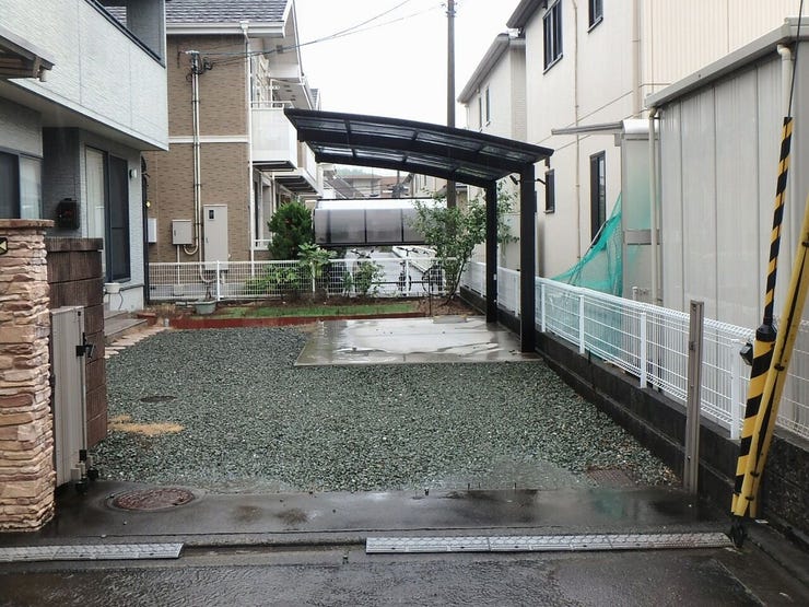 駐車スペース(雨天時)