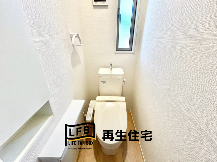 1階、2階ともにトイレがあるため忙しい朝にも便利ですね。