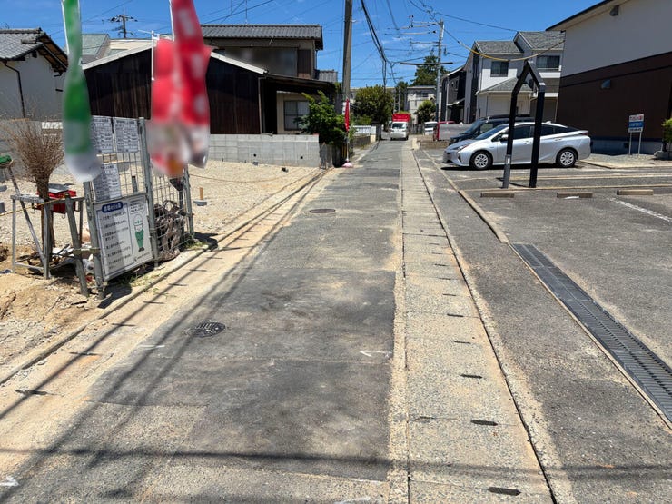 2026年7月25日撮影の現地写真です!完成をお楽しみに♪完成前でも現地のご見学や同タイプの完成物件のご見学等ご相談受付中です♪