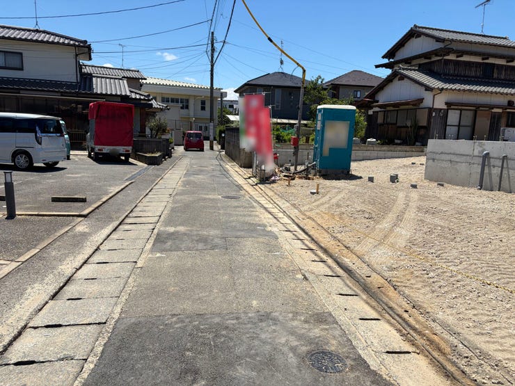 2026年7月25日撮影の現地写真です!完成をお楽しみに♪完成前でも現地のご見学や同タイプの完成物件のご見学等ご相談受付中です♪