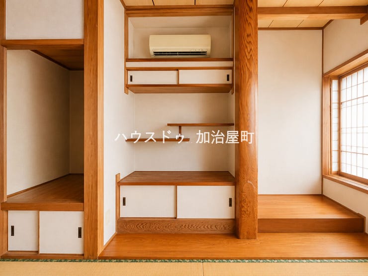 ※掲載写真はAI画像補正により、室内の残置物を除去しています。建物の間取り・設備・建具・窓位置等の形状は変更しておりません。現況は内覧時にご確認ください。