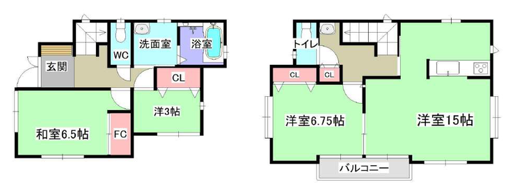 【間取り】
※図面と現況が異なる場合は現況優先となります。