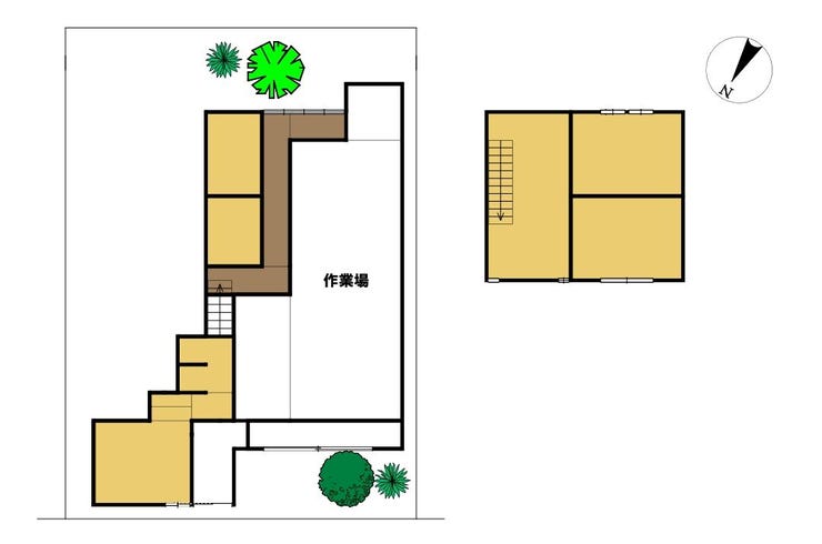 作業小屋(間取り)
