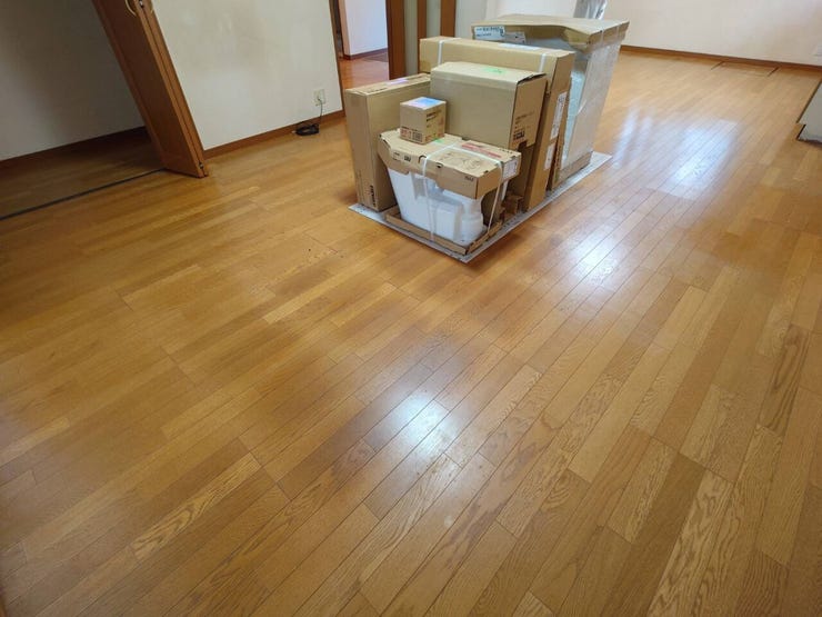リフォーム前です。クリーニングが入ります。