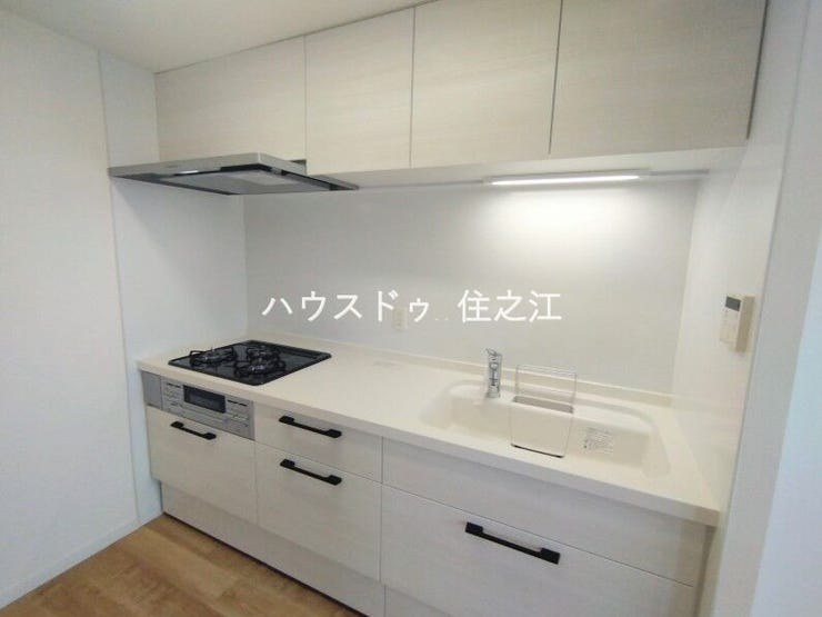 三口コンロなのでお料理の時間が短縮できますよ