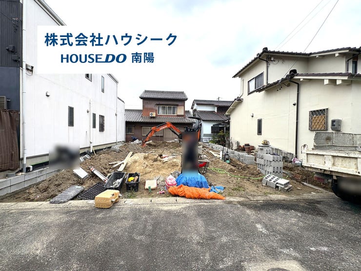 【外観】
6月30日撮影♪
近隣に同メーカーの完成建物がございますので、いつでも案内可能です♪
当日のご案内もOK!平日はお仕事帰りの時間でもOK!