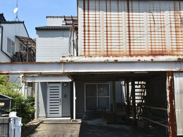 外観を南側より撮影(リフォーム前)
