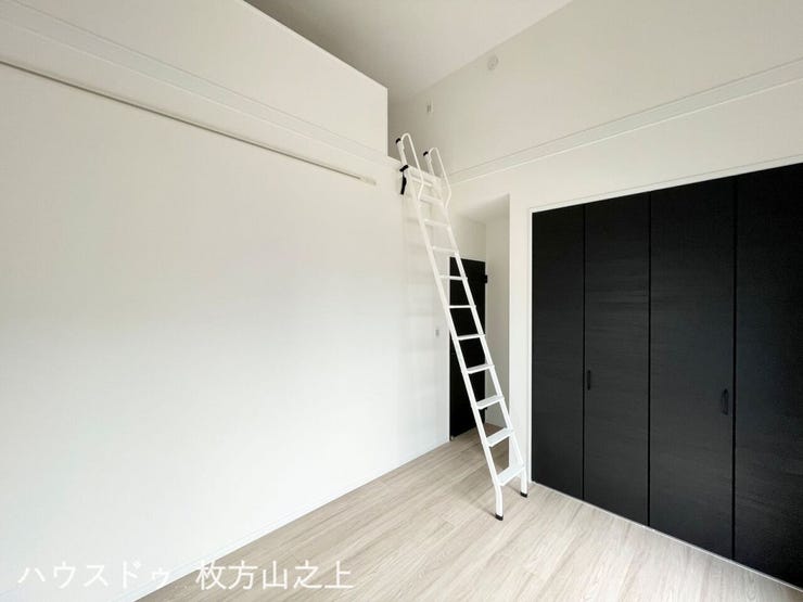 ロフト付きで空間を有効活用