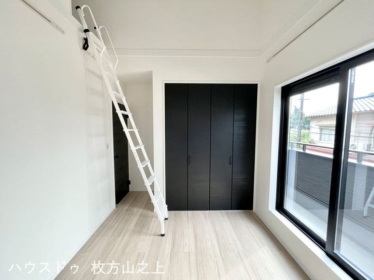 ロフト付きで空間を有効活用